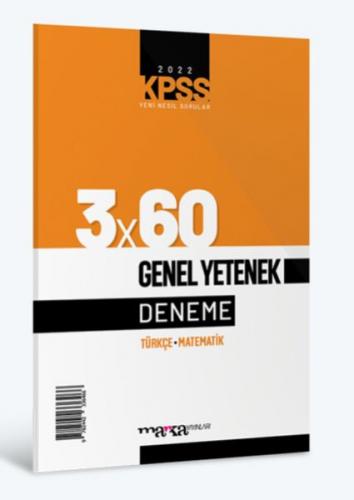 Marka Yayınları 2022 KPSS Genel Yetenek 3×60 Deneme Komisyon