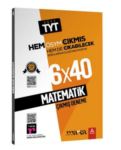 Marka Yayınları 2022 TYT Matematik ÖSYM 6 Deneme Sınavı Tamamı Video Çözümlü Marka Yayınları