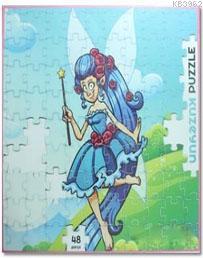 Mavi Peri - 48 Parça Puzzle Kolektif