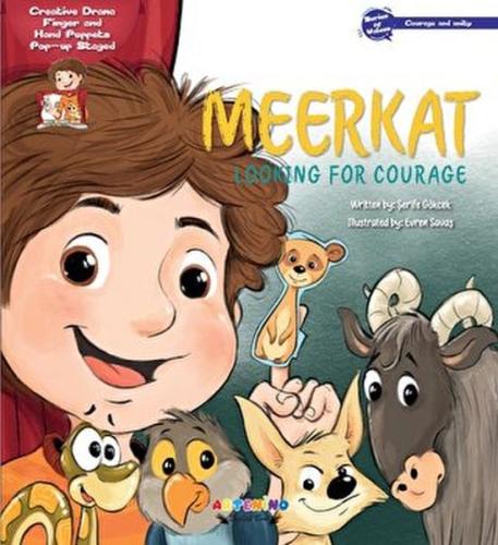 Meerkat Looking For Courage Creative Drama Finger and Hand Puppets Pop