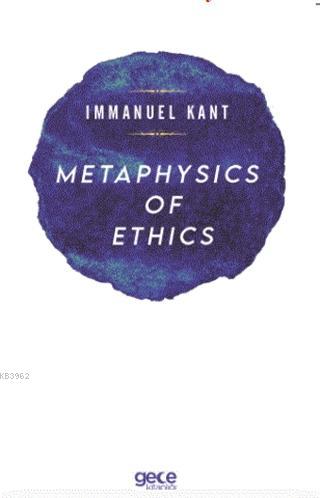Metaphysics Of Ethics Immanuel Kant