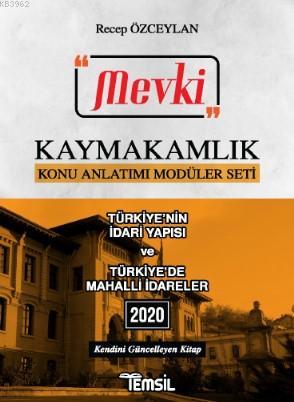Mevki Türkiye'nin İdari Yapısı Türkiye'de Mahalli İdareler; Kaymakamlık Konu Anlatımı Modüller Seti
