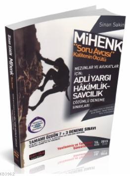 MİHENK Soru Avcısı Mezunlar ve Avukatlar İçin Adli Hakimlik Çözümlü 7+3 Deneme Ekim 2019