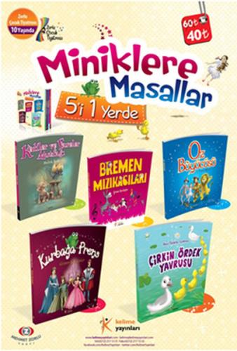 Miniklere Masallar - 5 Kitaplık Masal Seti Kolektif