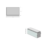 Minyatür Çizgili Tuğla
 Gri 200lü