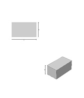 Minyatür Pres Tuğla
 Gri 200 lü