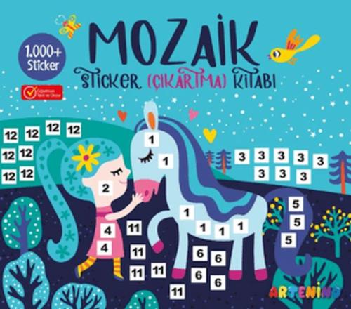 Mozaik Sticker Çıkartma Kitabı - Turkuaz Kolektif