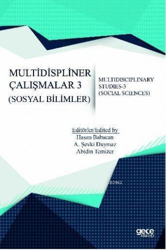 Multidispliner Çalışmalar 3 (Sosyal Bilimler) Hasan Babacan