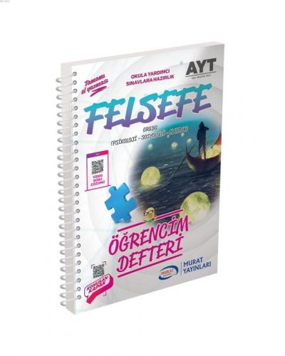 Murat Yayınları AYT Felsefe Grubu Öğrencim Defteri 3006 Murat
