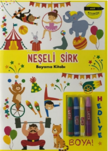 Neşeli Sirk Boyama Kitabı - Minik Ressamlar