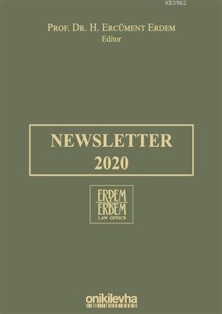 Newsletter 2020 Ciltli H. Ercüment Erdem