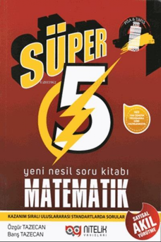 Nitelik Süper 5. Sınıf Matematik Yeni Nesil Soru Kitabı