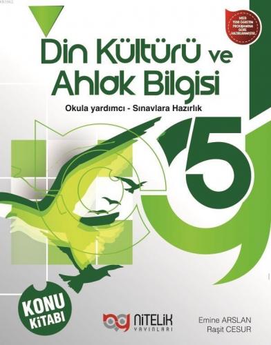 Nitelik Yayınları 5. Sınıf Din Kültürü ve Ahlak Bilgisi Konu Kitabı Ni