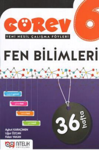 Nitelik Yayınları 6.Sınıf Görev Fen Bilimleri Soru Bankası