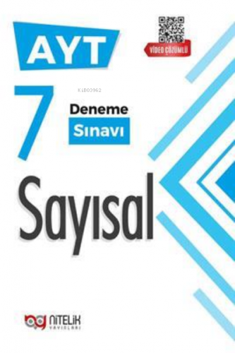 Nitelik YKS AYT Sayısal 7 Deneme Sınavı