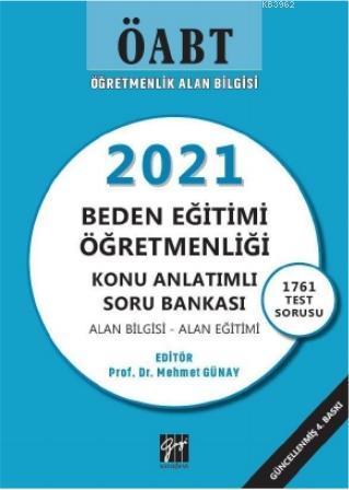 ÖABT 2021 Beden Eğitimi Öğretmenliği Konu Anlatımlı Soru Bankası