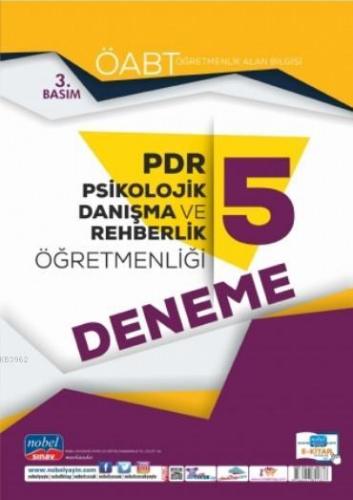 ÖABT PDR Psikolojik Danışma ve Rehberlik Öğretmenliği - Öğretmenlik Alan Bilgisi - 5 Deneme