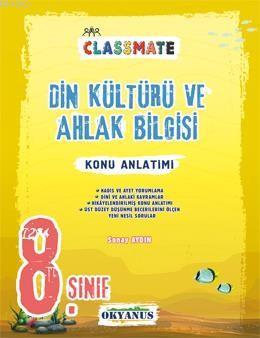 Okyanus Yayınları 8. Sınıf LGS Din Kültürü ve Ahlak Bilgisi Classmate Konu Anlatımı Okyanus Y