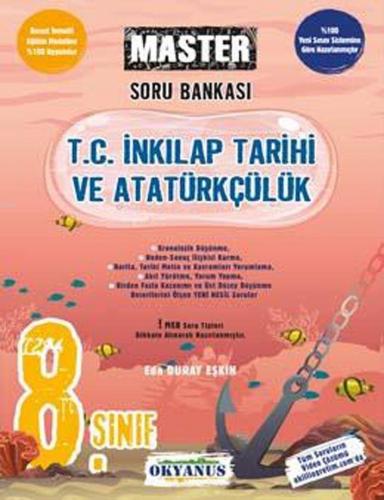 Okyanus Yayınları 8. Sınıf LGS Master T. C. İnkılap Tarihi Ve Atatürkç