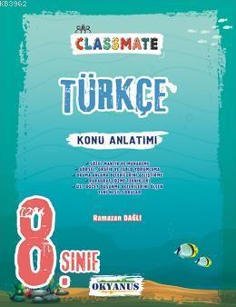 Okyanus Yayınları 8. Sınıf LGS Türkçe Classmate Konu Anlatımı Okyanus 