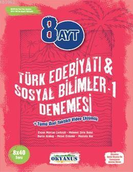 Okyanus Yayınları AYT 8 Türk Edebiyatı ve Sosyal Bilimler-1 Denemesi O
