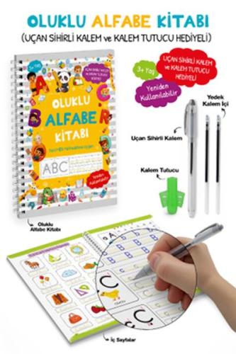 Oluklu Alfabe Kitabı / Uçan Sihirli Kalem ve Kalem Tutucu Hediyeli - 3