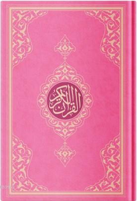 Orta Boy Resm-i Osmani Kur'an-ı Kerim (Özel, Pembe Kapak, Mühürlü, Kod