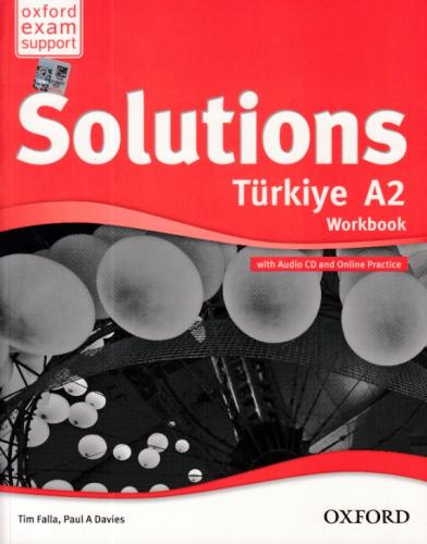Oxford Solutions Türkiye A2 Workbook Tim Falla Paul a Davies