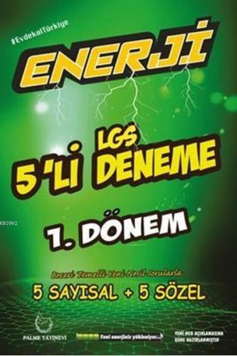 Palme Yayınları 8. Sınıf 1. Dönem LGS Enerji 5 li Deneme Palme