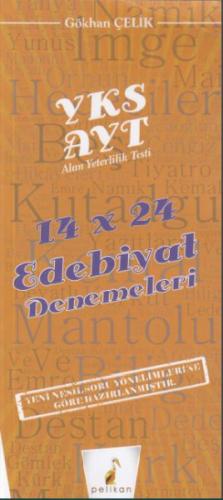 Pelikan YKS AYT 14x24 Edebiyat Denemeleri Gökhan Çelik