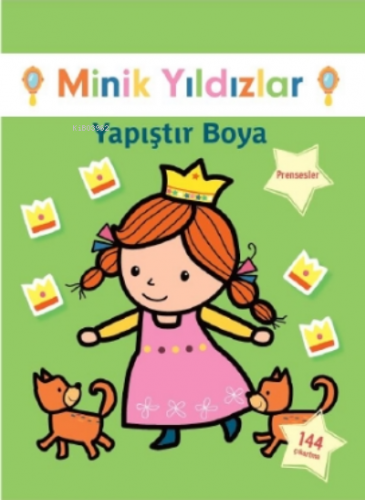 Prensesler Yapıştır Boya - Minik Yıldızlar