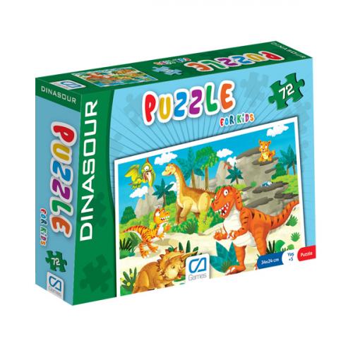 Puzzle For Kids 72-Dınasour (CA.5037)