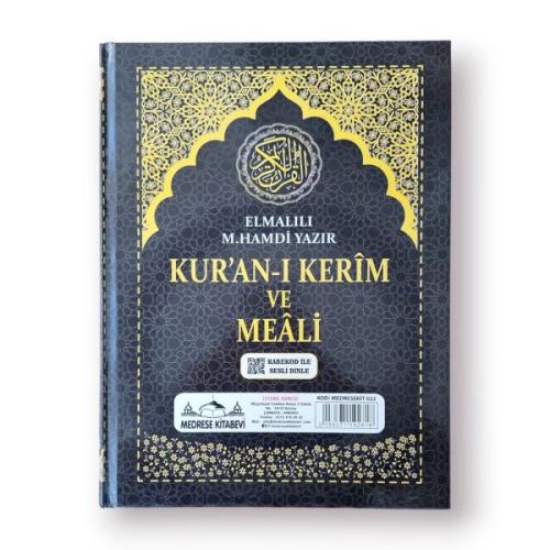 Rahle Boy Kuranı Kerim Türkçe Meali Kuşe Sıvama Siyah Renk Kolektif