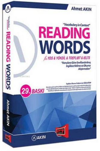Reading Words for YDS YÖKDİL TOEFL IBT IELTS