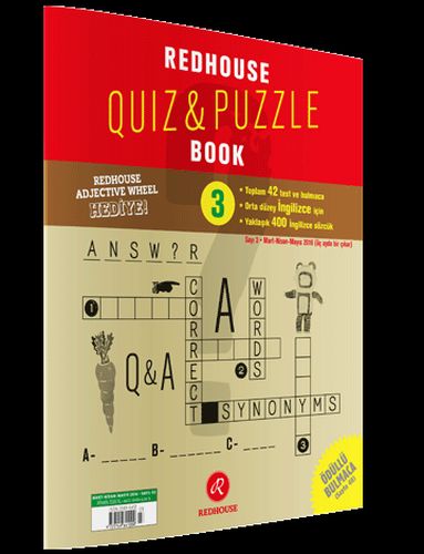 Redhouse Quiz-Puzzle Book Sayı: 3 Komisyon