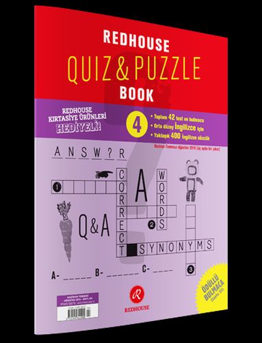 Redhouse Quiz-Puzzle Book Sayı: 4 Komisyon