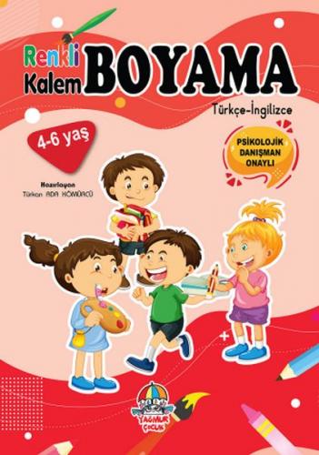 Renkli Kalem Boyama - Çocuklar Türkan Ada Kömürcü