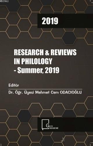 Research and Reviews In Educational Sciences - Summer 2019
