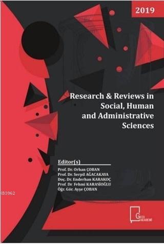 Research Reviews in Social, Human and Administrative Sciences Kolektif