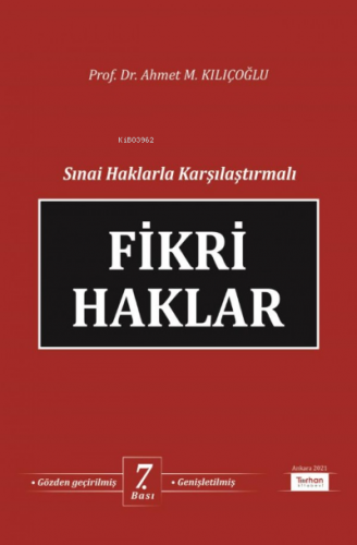 Sınai Haklarla Karşılaştırmalı Fikri Haklar