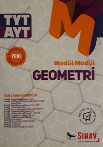 Sınav TYT AYT Modül Modül Geometri Konu Anlatımlı (Yeni) Kolektif