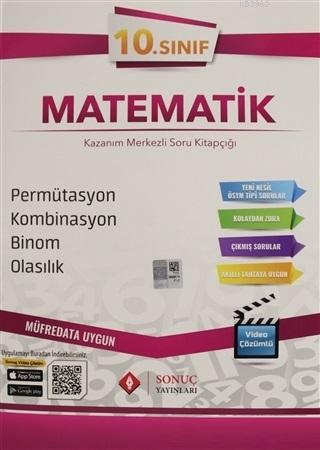 Sonuç Yayınları 10. Sınıf Matematik Permütasyon Kombinasyon Binom Olasılık Sonuç