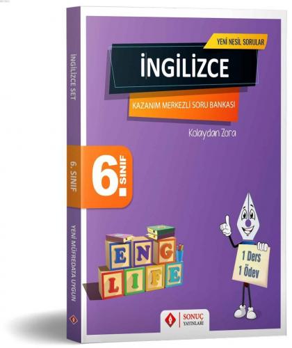 Sonuç Yayınları 6. Sınıf İngilizce Kazanım Merkezli Soru Bankası Seti Sonuç