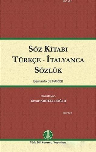 Söz Kitabı Türkçe - İtalyanca Sözlük