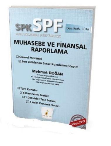 SPK-SPF Muhasebe ve Finansal Raporlama Konu Anlatımlı Soru Bankası Meh