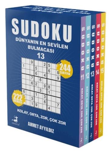 Sudoku Dünyanın En Sevilen Bulmacası 5 Kitap Set Ahmet Ayyıldız