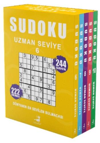 Sudoku Uzman Seviye 5 Kitap Set Ahmet Ayyıldız