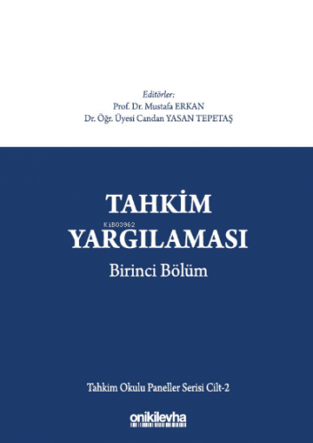 Tahkim Yargılaması Birinci Bölüm Mustafa Erkan