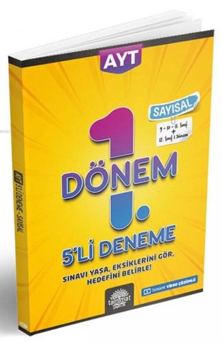 Tammat Yayınları AYT Sayısal 1. Dönem 5 li Deneme 2020 Özel Tammat Y