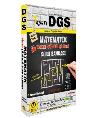 Tasarı 2022 DGS Matematik Video Çözümlü Soru Bankası Cem Öztürk